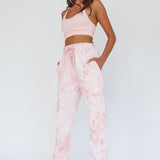 Take It Easy Jogger Track Pants Pink