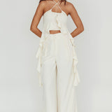 Songbird Wide Leg Pants Bone