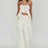 Songbird Halterneck Ruffle Cami Top