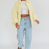By The Fireplace Quilted Puffer Jacket Butter