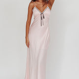 Sharla Bow Bust Maxi Dress Rosewater