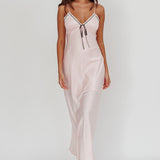 Sharla Bow Bust Maxi Dress Rosewater