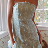 Cece Embellished Bandeau Dress Sage