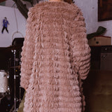 Montana Faux Fur Long Jacket Mocha