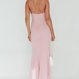 Lake Como Bodycon Maxi Dress Pink