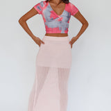 Chase Your Bliss Twist Crop Top Candy
