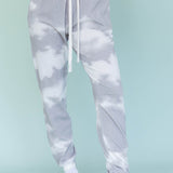 Low Key Drawstring Ribbed Pants Grey