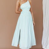 Destination Open Back Midi Dress Mint