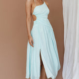 Destination Open Back Midi Dress Mint