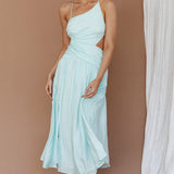 Destination Open Back Midi Dress Mint