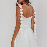 Fairytale Dream Floral Strap Mini Dress White
