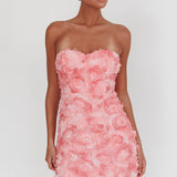 In Paris Embellished Mini Dress Pink