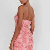 In Paris Embellished Mini Dress Pink