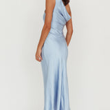 Shana Halterneck Maxi Dress Blue