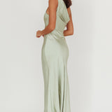 Shana Halterneck Maxi Dress Sage