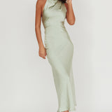 Shana Halterneck Maxi Dress Sage