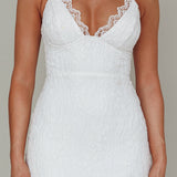 Your Beloved Lace Maxi Dress White