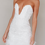 Time Of My Life Applique Mini Dress White
