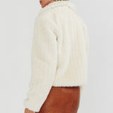Smoky Mountains Faux Fur Jacket Beige