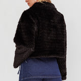 Margeaux Faux Fur Jacket Black