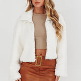 Margeaux Faux Fur Jacket White