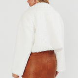 Margeaux Faux Fur Jacket White