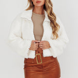 Margeaux Faux Fur Jacket White