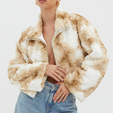 Margeaux Faux Fur Jacket Coffee
