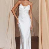 Summer Of Love Lace Insert Maxi Dress White