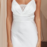 Summer Of Love Lace Insert Maxi Dress White