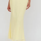 Deanna Maxi Skirt Lemon