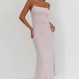 Days Ahead Rhinestone Overlay Maxi Dress Lilac