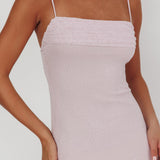 Days Ahead Rhinestone Overlay Maxi Dress Lilac