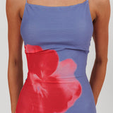 Unravel Floral Maxi Dress Blue