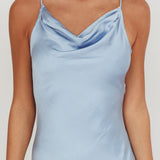 Noreen Cut-Out Back Maxi Dress Blue