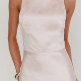 Helsi Low Back Lace Insert Maxi Dress Pink