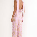 Helsi Cowl Back Maxi Dress Pink