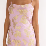 Helsi Cowl Back Maxi Dress Pink