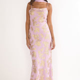 Helsi Cowl Back Maxi Dress Pink