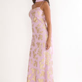 Helsi Cowl Back Maxi Dress Pink