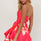 Minnesota Strapless Mini Dress Orchid Pink
