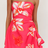 Minnesota Strapless Mini Dress Orchid Pink
