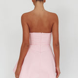 Minnesota Strapless Mini Dress Pink