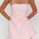 Minnesota Strapless Mini Dress Pink