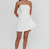 Minnesota Strapless Mini Dress White