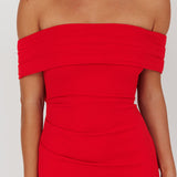 Dancing Queens Bow Back Maxi Dress Red