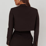 Fridays Open Crop Jacket Black