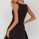 Tiana Double Breasted Mini Dress Black