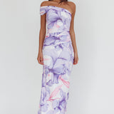 Gala One-Shoulder Maxi Dress Orchid Lilac