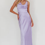 Lainy Cowl Bust Maxi Dress Lilac